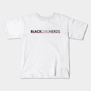 Black Girl Nerds Logo Kids T-Shirt